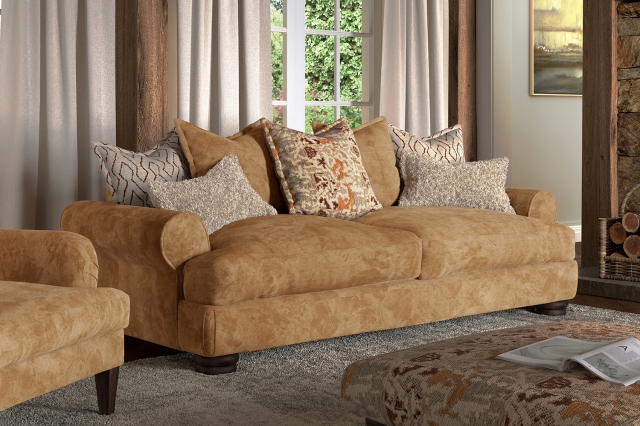 3 seater clearance pillow back sofa