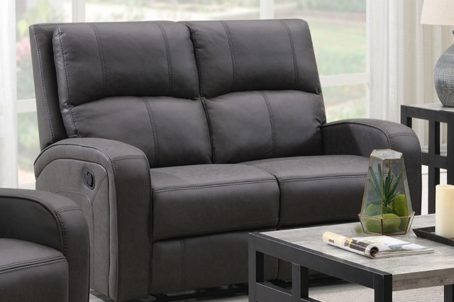 Annaghmore Furniture Silva Soft Touch Fabric Recliner 2 Seater Sofa