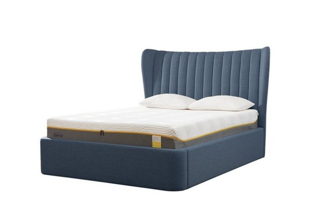TEMPUR® Horton Ottoman Bed Base in Shetland Navy TEMPUR® Horton Ottoman Bed Base in Shetland Navy