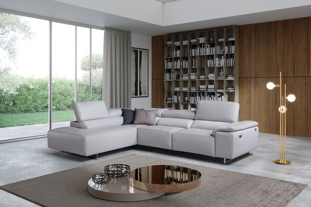 Bloom Leather 6 Seater Electric Recliner Corner Sofa with Chaise Bloom Leather 6 Seater Electric Recliner Corner Sofa with Chaise