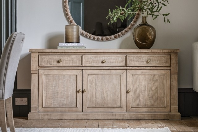 Gallery Direct Vancouver Rustic Pine Large Sideboard Gallery Direct Vancouver Rustic Pine Large Sideboard