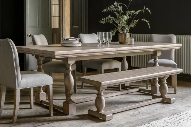 Gallery Direct Vancouver Rustic Pine Extending 200-250cm Dining Table Set & x6 Chairs Gallery Direct Vancouver Rustic Pine Extending 200-250cm Dining Table Set & x6 Chairs