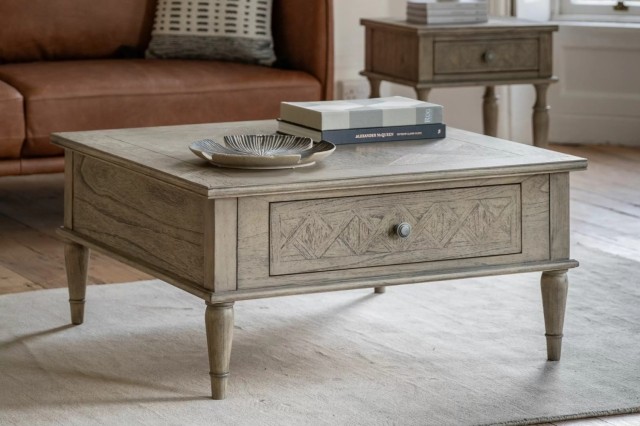 Gallery Direct Mustique French Colonial 2 Drawer Coffee Table Gallery Direct Mustique French Colonial 2 Drawer Coffee Table