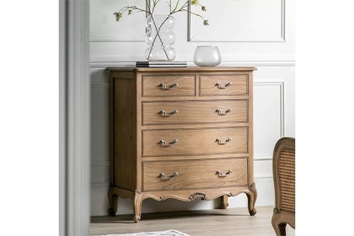 Gallery Direct Chic Weathered 5 Drawer Chest Of Drawers Gallery Direct Chic Weathered 5 Drawer Chest Of Drawers