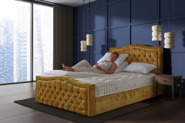 Adjust-A-Bed Natural 7000 Electric Adjustable Divan Bed with Lifestyle Base Adjust-A-Bed Natural 7000 Electric Adjustable Divan Bed with Lifestyle Base