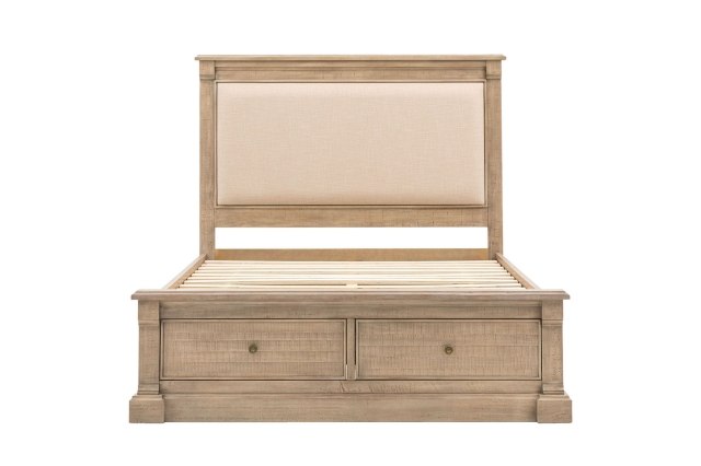 Gallery Direct Vancouver Rustic Bed Frame Gallery Direct Vancouver Rustic Bed Frame