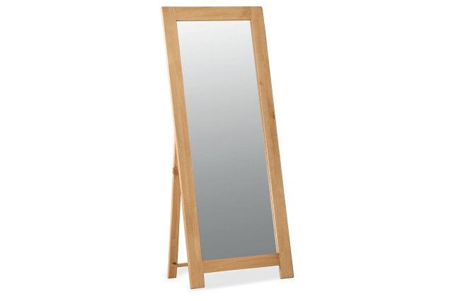 Salisbury Waxed Premium Oak Cheval Mirror Salisbury Waxed Premium Oak Cheval Mirror