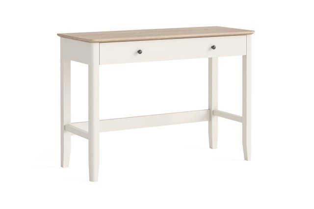 Marlow Oak Painted Coconut White Home Office Desk Marlow Oak Painted Coconut White Home Office Desk