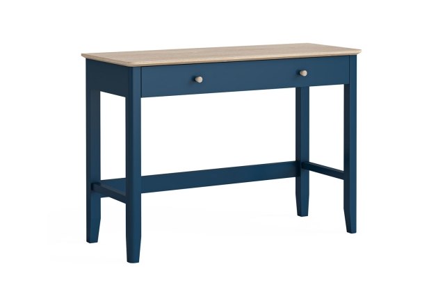 Marlow Oak Painted Navy Blue Home Office Desk Marlow Oak Painted Navy Blue Home Office Desk
