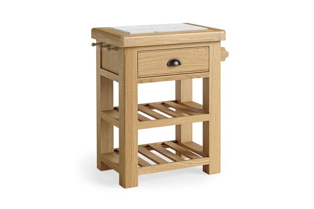 Normandy Chunky Country Oak Small Kitchen Island Unit Normandy Chunky Country Oak Small Kitchen Island Unit