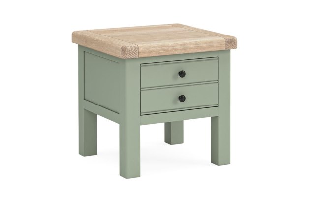 Salcombe Painted Oak Sage Green Lamp Table Salcombe Painted Oak Sage Green Lamp Table