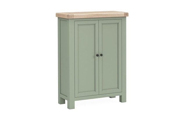 Salcombe Painted Oak Sage Green Shoe Storage Cabinet Salcombe Painted Oak Sage Green Shoe Storage Cabinet