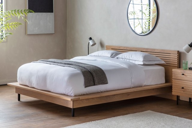 Gallery Direct Okayama Oak Bed Frame Gallery Direct Okayama Oak Bed Frame