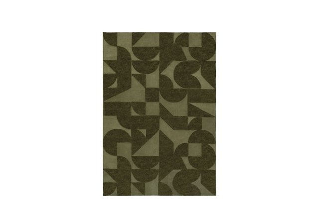 Gallery Direct Cortland Block Rug Olive Gallery Direct Cortland Block Rug Olive