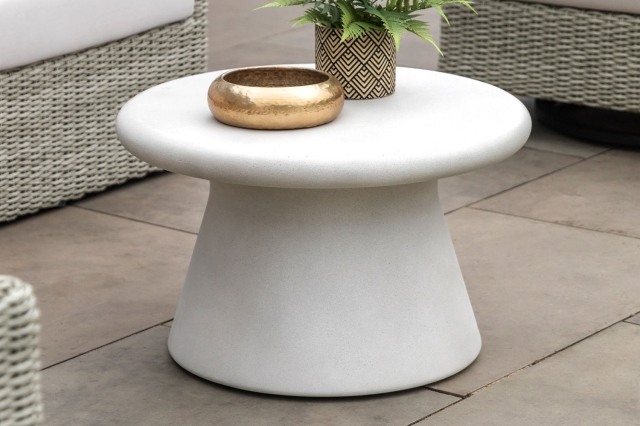 Gallery Direct Pavia Outdoor Concrete Coffee Table Gallery Direct Pavia Outdoor Concrete Coffee Table