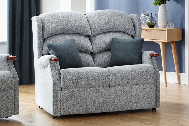 2 seater sofa and outlet matching recliner chair