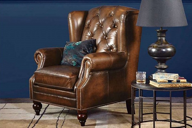 buckley leather chair