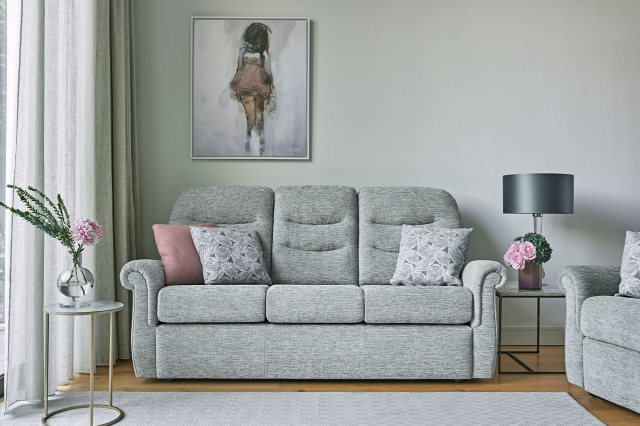 Fabric three deals seater sofa