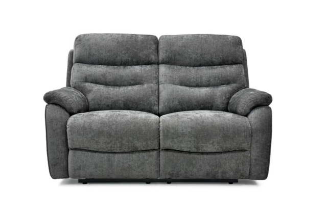 Two seater clearance fabric recliner sofa