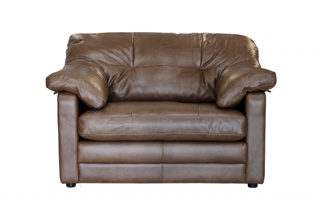 leather snuggler recliner