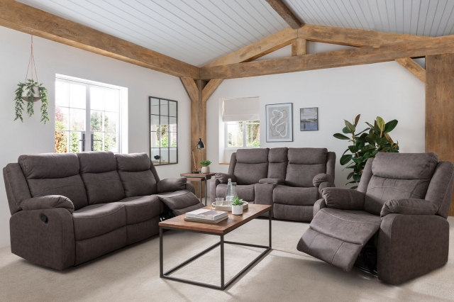 Reclining sofa with storage new arrivals