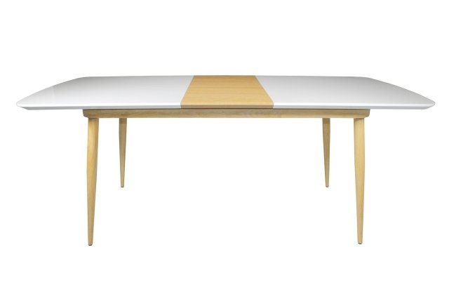 Princeton High Gloss White Large Extending Dining Table Princeton High Gloss White Large Extending Dining Table