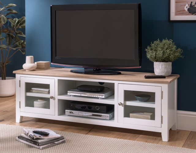 Large tv store unit with storage