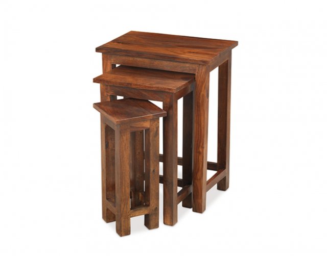 indian rosewood nest of tables