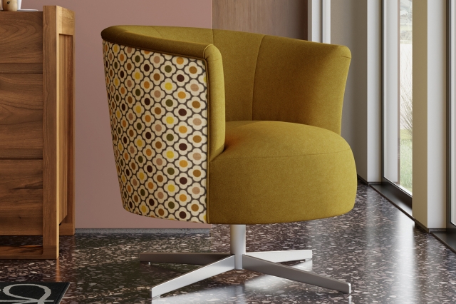 orla kiely swivel chair