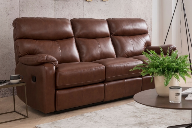 lorelai 3 seater manual recliner