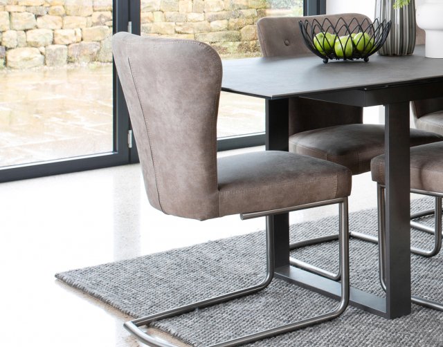 x4 grey dining chairs