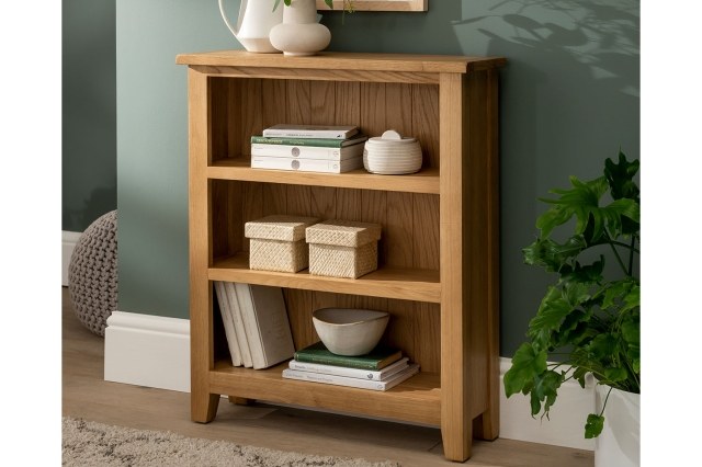 Chester Oak Low Bookcase 70cm Wide Chester Oak Low Bookcase 70cm Wide