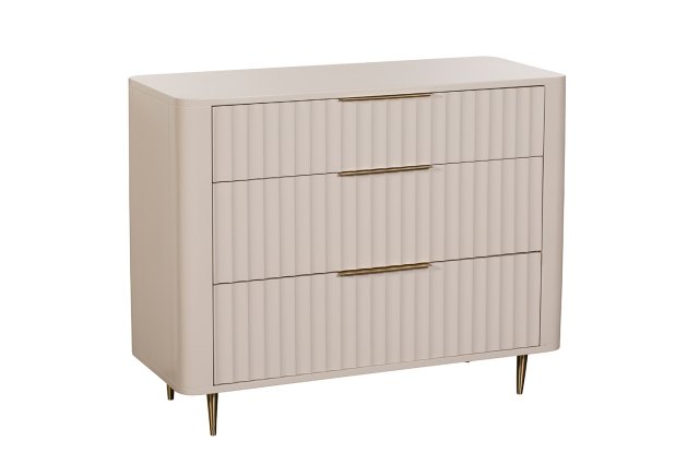 Lily Painted Mahogany 3 Drawer Chest of Drawers Lily Painted Mahogany 3 Drawer Chest of Drawers