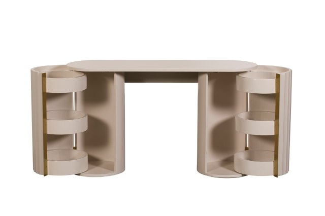 Lily Painted Mahogany Dressing Table Lily Painted Mahogany Dressing Table