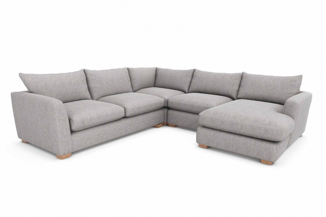 Grey corner sofa on sale 5 seater