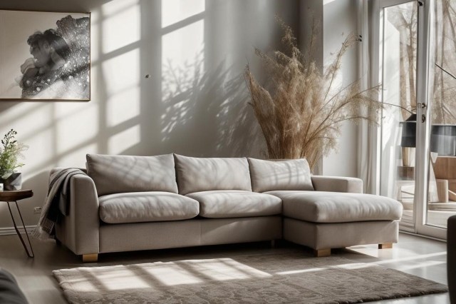 Metz 3 Seater L Shaped Sectional Corner Chaise Sofa Metz 3 Seater L Shaped Sectional Corner Chaise Sofa