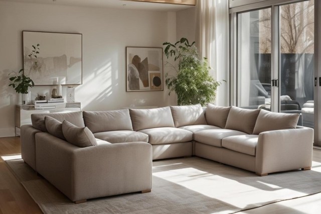 Metz 8 Seater U Shaped Sectional Corner Sofa Metz 8 Seater U Shaped Sectional Corner Sofa