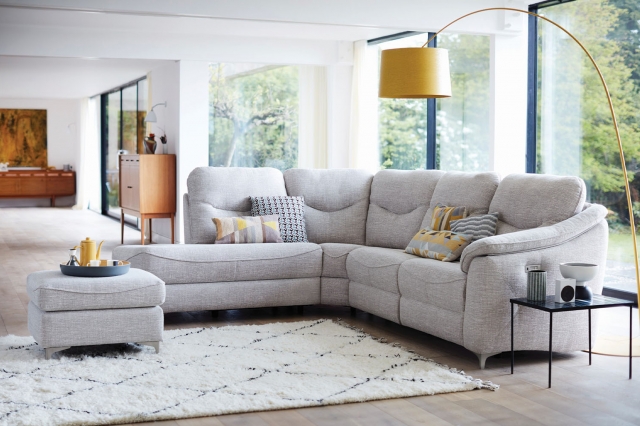 Hamilton 3 seat fabric store modular sofa