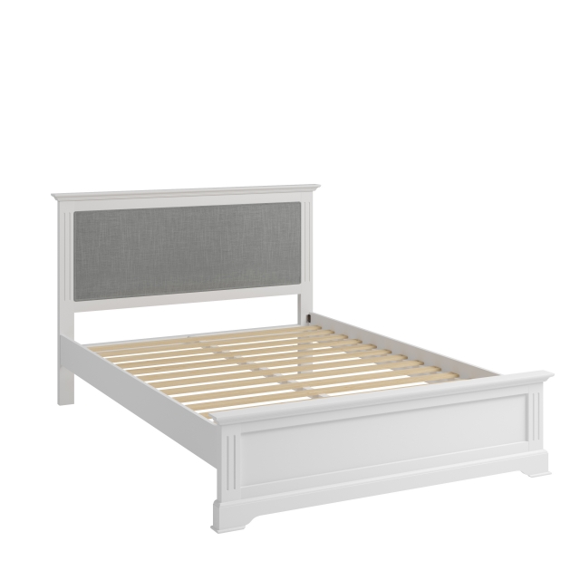 White oak deals queen bed frame