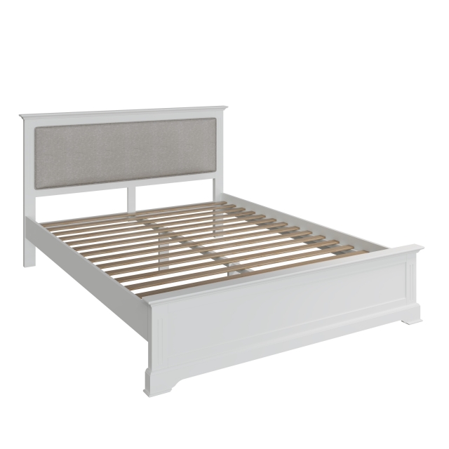 White oak queen store bed frame