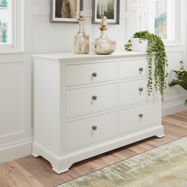 6 drawer deals chest dresser white