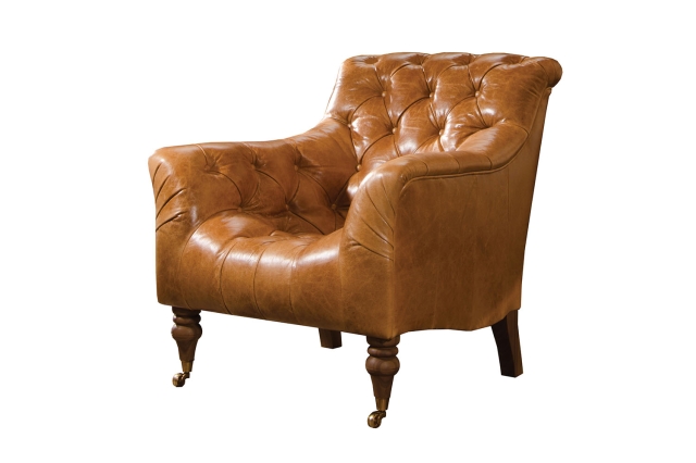 tetrad yale leather chair