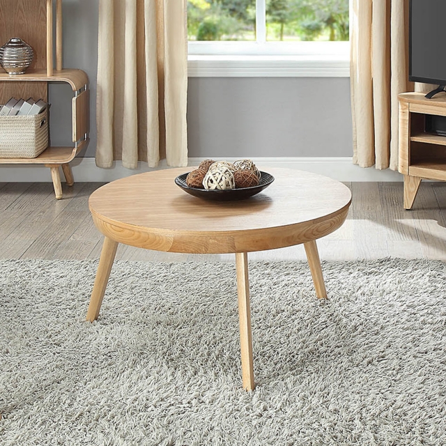 simple oak coffee table