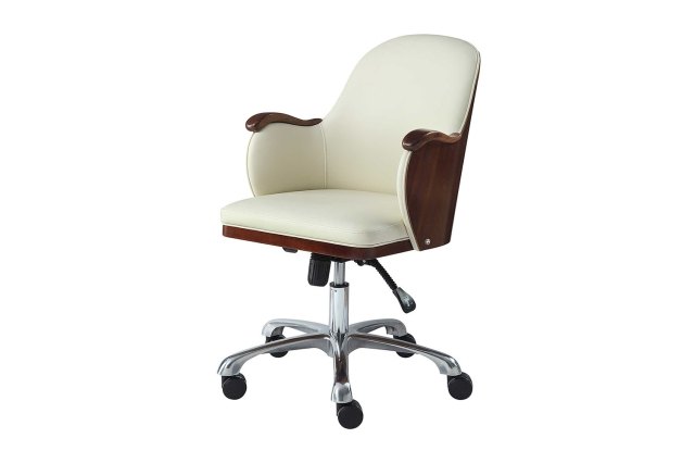 San Francisco Executive Chair - Walnut Cream San Francisco Executive Chair - Walnut Cream