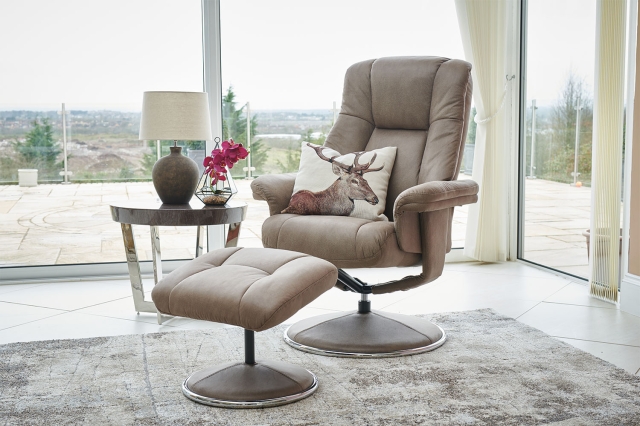 Ottoman deals swivel chair