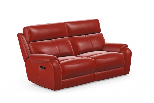 La-Z-Boy Winchester Leather 3 Seater Sofa in Mezzo - Furniture World