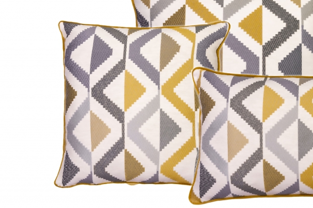 Mustard yellow shop scatter cushions