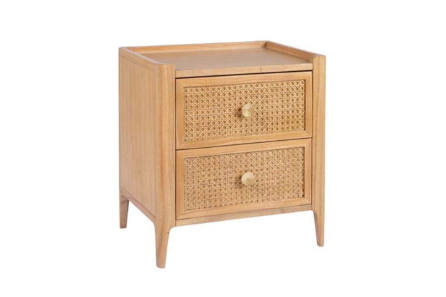 Bedside tables deals with rattan drawers