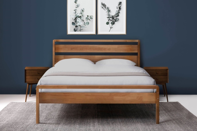 Wood style outlet bed frame