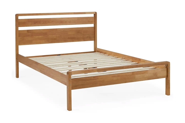 Scandinavian platform deals bed king